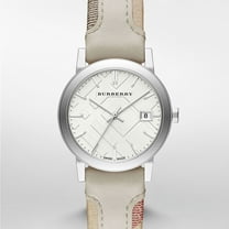 Burberry Women's Double Leather Analog Quartz 34mm Watch BU9132