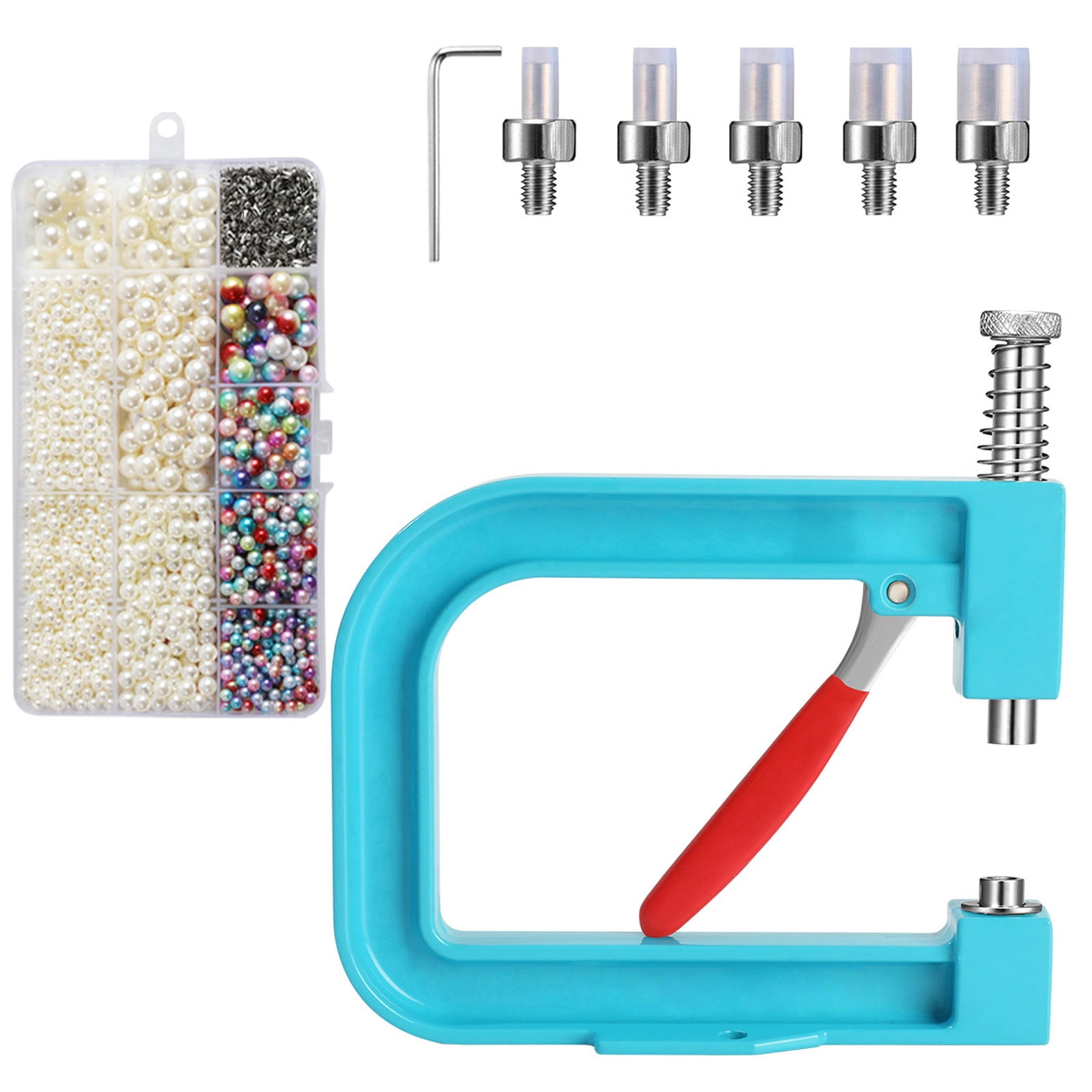 Pearls Setting Machine Rivets Fixing Machine Bead Setting Machines For Hat Shoes Clothes Bags Skirts Crafting