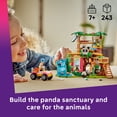 thumbnail image 4 of LEGO Friends Panda Sanctuary Animal Care Pretend Play Toy for Girls & Boys - Interactive Storytelling & Building Playset with Panda Toys for Kids, Ages 7+ - Gift Idea for Birthdays - 42648, 4 of 9