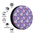 thumbnail image 4 of Pofeuu Owl And Flowers Print Spare Tire Wheel Cover for Car Truck SUV Camper Universal Fit Spare Tire Cover RV Spare Tire Covers-14 inch, 4 of 6