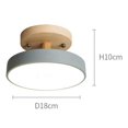 thumbnail image 2 of Ceiling Lights Modern LED Nordic Wood Lighting Fixture Indoor Luminaire Kitchen Living Bedroom Bathr, 2 of 5
