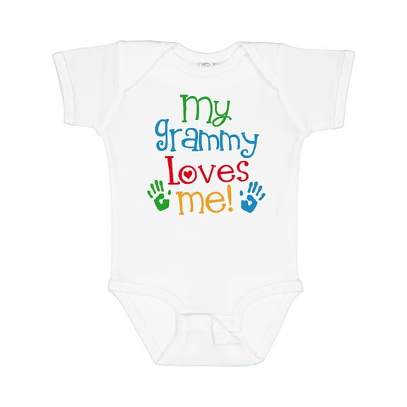 Inktastic My Grammy Loves Me Boys or Girls Baby Bodysuit