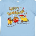 thumbnail image 4 of Inktastic Happy Thanksgiving Turkey Train with Food Boys or Girls Toddler T-Shirt, 4 of 5
