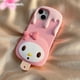 thumbnail image 1 of Funda de teléfono con soporte todo incluido, carcasa suave de personaje de Anime Kawaii Sanrios Hellokittys aplicable a Iphone Girl Heart regalo de cumpleaños gym unisex, 1 of 2