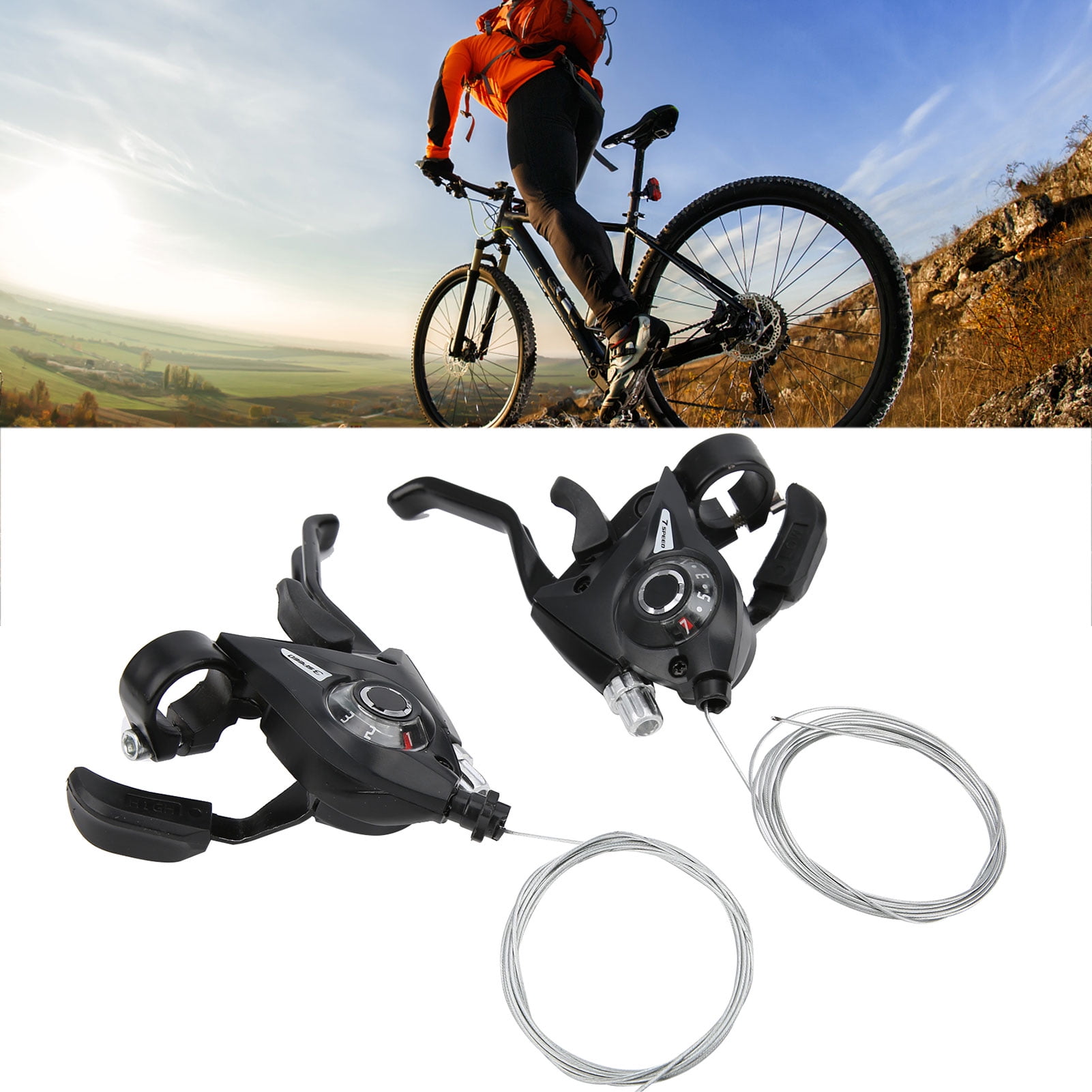 21 Speed Shifter Brake Shifter Levers Combo Shifting And Braking Functions 21 Speed For Cycling For Brake Walmart