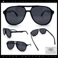 thumbnail image 2 of Polarized Luxury Gentlemanly Iconic Plastic Racer Euro Style Sunglasses [Shiny Black - Black], 2 of 8
