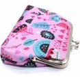 thumbnail image 3 of 4 Packs Coin Purse Cute Change Purse Clutch Wallet Kiss Lock Pouch With Clasp Closure Gift For Girl Women, 3 of 4