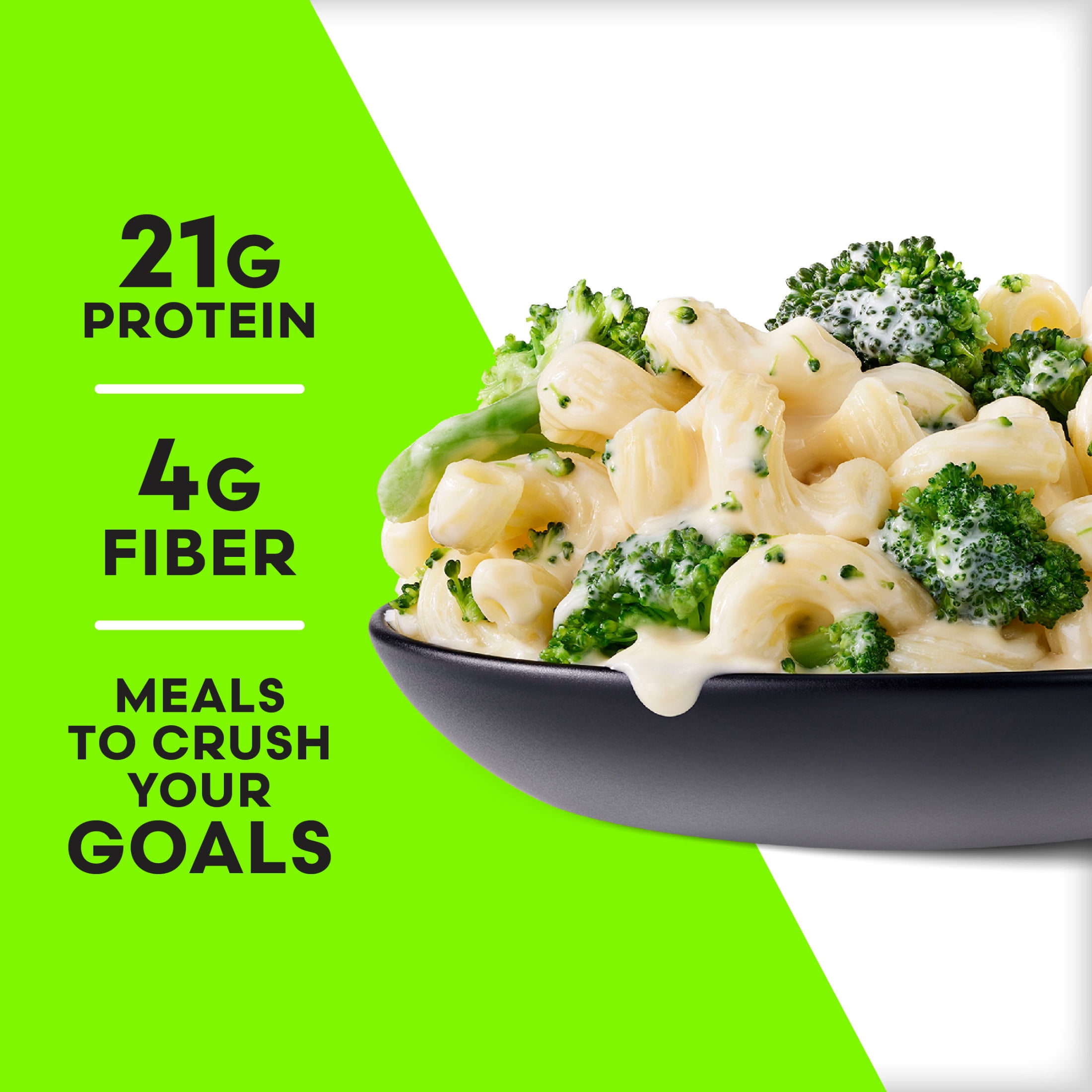 Vital Pursuit White Cheddar Mac & Cheese Broccoli Bowl, High Protein GLP-1 Friendly Frozen Meal, Protein Pasta, 9.5 oz (Frozen)