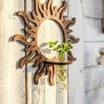 thumbnail image 3 of Wall Shelf Hydroponic Plant Frame Durable Wall-Mounted Plant Holder with Transparent Test Tube for Home Decor, 3 of 8