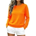 thumbnail image 5 of QATAINLAV Women's Sweaters Crew Neck Hollow Knit Daily Pullover Lace Textured Chest Ribbed Cuff Hem Knited Base Layer Tops, 5 of 6