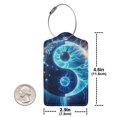 Giroia Blue Yin And Yang for Large Luggage Tags for Suitcases for Men