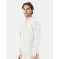 thumbnail image 2 of ComfortWash by Hanes Garment Dyed Unisex Hooded Pullover Sweatshirt GDH450 - White Size S, 2 of 5