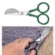 thumbnail image 4 of Tijeras de costura para bordar, tijeras afiladas y resistentes para manualidades con mango compensado, tijeras para apliques, tijeras para confección Verde Macarena Tijeras de pico de pato, 4 of 8