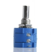 5K Ohm Rotary Potentiometer Variable Dial Resistor Precision 10-Multiturn Blue