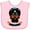 AD-Pink, variant on Inktastic Day Of The Dead Skull BLK Boys or Girls Baby Bib