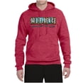 thumbnail image 2 of Wild Bobby Godfidence- Knowing I Can't But He Can Blue and Brown Cheetah Print Inspirational/Christian Unisex Hoodie Sweatshirt, Vintage Heather Red, 3X-Large, 2 of 6