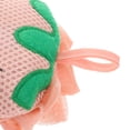 thumbnail image 4 of Esponja de baño con forma de fresa, esponja de baño de malla de doble cara, bola exfoliante para ducha, exfoliante corporal para gel de ducha, 4 of 7