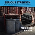 thumbnail image 4 of 16-25 Gallon Trash Bags – Bulk 520 Count – Medium-Large Black Garbage Bags, One Size Fits 16, 20, 25 Gal Trash Can Liners for Bathroom, Kitchen, Home, Office & Commercial – Tear-Off Roll, 4 of 4