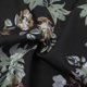 thumbnail image 5 of Gibobby pantalones siameses de pierna ancha Mono corto con dobladillo con volantes y cinturón de manga suelta con cuello en V y estampado floral para mujer(Negro, S), 5 of 5