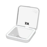 Impressions Vanity Hello Kitty Supercute Compact Mirror with Lights and 2X Magnification (White)