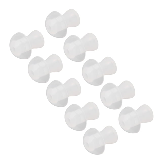 Cúpulas De Amplificador Auditivo, Amplificador Auditivo Eartip Soft Accessories 30pcs Silicona Portátil Blanco Para Amplificador Auditivo ANGGREK METRO