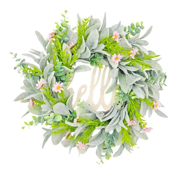 Guirnalda de flores de primavera, adorno colgante decorativo para fiesta. Flores rosadas