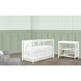 thumbnail image 6 of Dream On Me Moon Bear Reaching For The Stars 4 In 1 Modern Island crib With Rounded Spindles I Convertible Crib I Hand Printed Mural On One End Panel I Mid- Century Meets Modern in White Finish, 6 of 15
