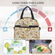 thumbnail image 4 of Easygdp Hippie Bee Honeycomb Caja de Almuerzo para Mujeres y Hombres, Bolsa de Almuerzo Insulada, Bolsas Reutilizables Impermeables para Viajes, Trabajo y Picnics, 4 of 7