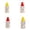 Set of 4, variant on Mini Squeeze Condiment Bottles Leakproof Portable Travel Sauce Container for Bento Lunch Box Camping Picnic BBQ