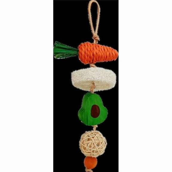 A  E Cages Nibbles Garden Kabob Small Animal Chew Toy 1ea/One Size