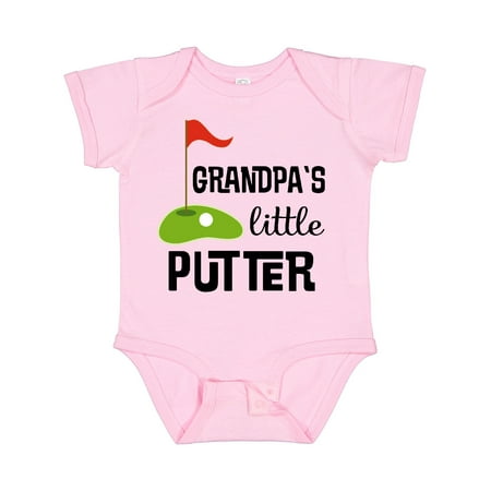 

Inktastic Golfing Grandpa Little Putter Gift Baby Boy or Baby Girl Bodysuit