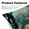 thumbnail image 2 of Deer Elegant Velvet Covers - Set of 2, Decorative Bed Pillow Cases with Unique Patterns for Home Decor, Available in 16x16, 18x18, and 20x20 Inches, 2 of 6