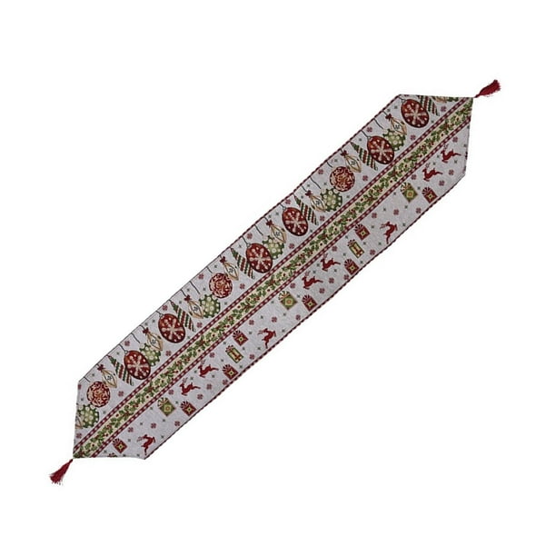 Camino de mesa navideño, decoración creativa, mantel navideño de moda para cocina Estilo B