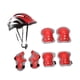 thumbnail image 5 of Juego de rodilleras y casco Zulema protección para niños ciclismo patinaje sobre ruedas rojo, 5 of 8