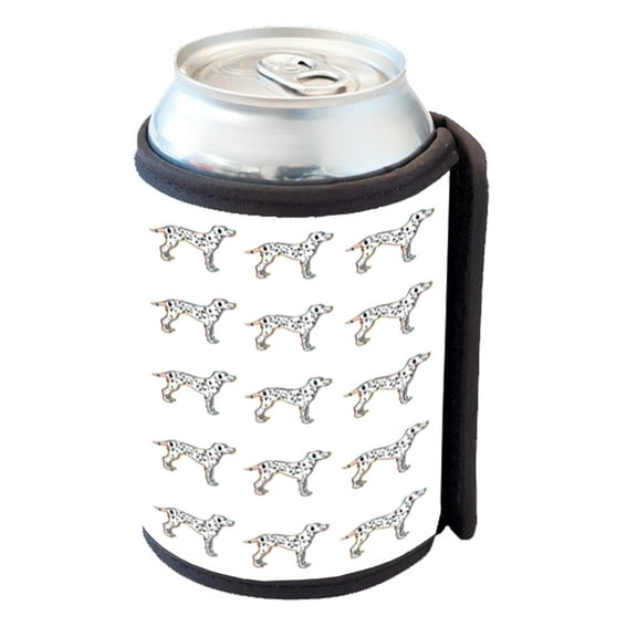 KuzmarK Insulated Drink Can Cooler Hugger - Dalmation Dog