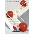 thumbnail image 3 of Basketball Hoop Indoor with Electronic Scorer and Sound, Mini Basketball Hoop Set with Ring Toss Game, 3 of 8