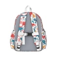thumbnail image 3 of Cute Dinosaur Pattern Backpack for School,Cute School Bag,Schoolbag with Adjustable Shoulder Straps & Padded Back,13.4"x11"x4.7", 3 of 6
