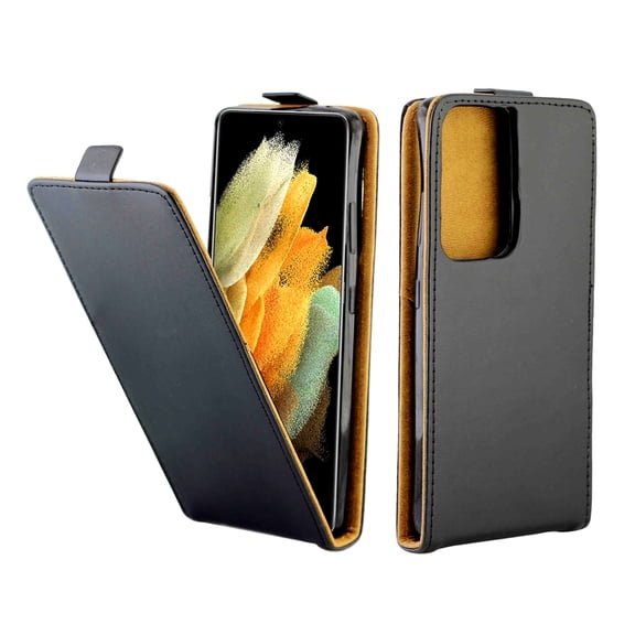 Business Style Vertical Flip TPU Leather Case with Card Slot For Samsung Galaxy S21 Ultra For Samsung Galaxy S21 Ultra 5G