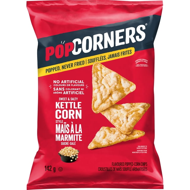 PopCorners Sweet & Salty Kettle Corn Style flavoured Popped-Corn Chips