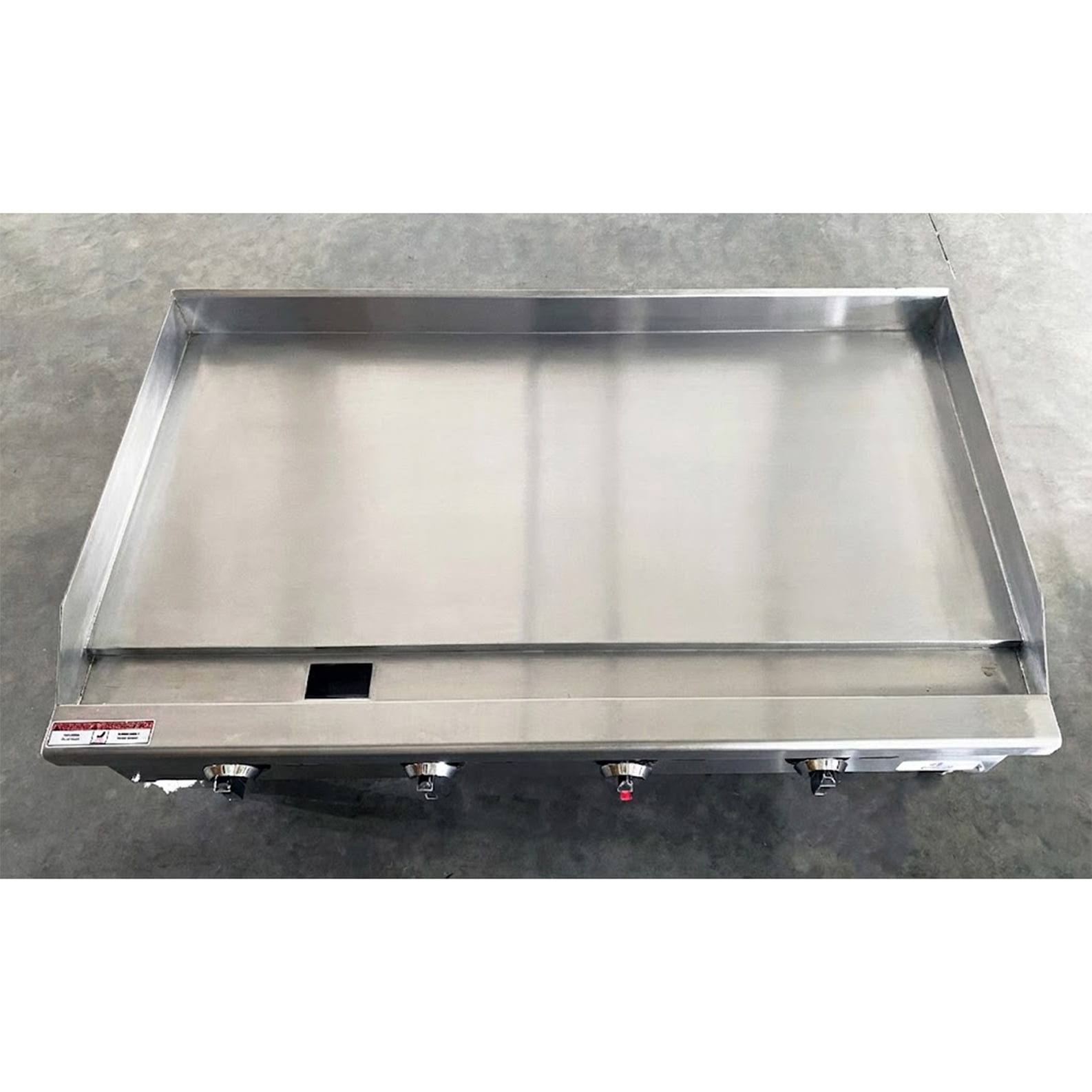 48" NSF Thermostat Gas Griddle  | 120,000 BTU Heavy-Duty Commercial Flat Top Grill