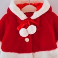 thumbnail image 2 of Vedolay Girls Fall Tops Girl's Thicken Down Jacket Winter Warm Button Down Coat,Red 0-6 Months, 2 of 5
