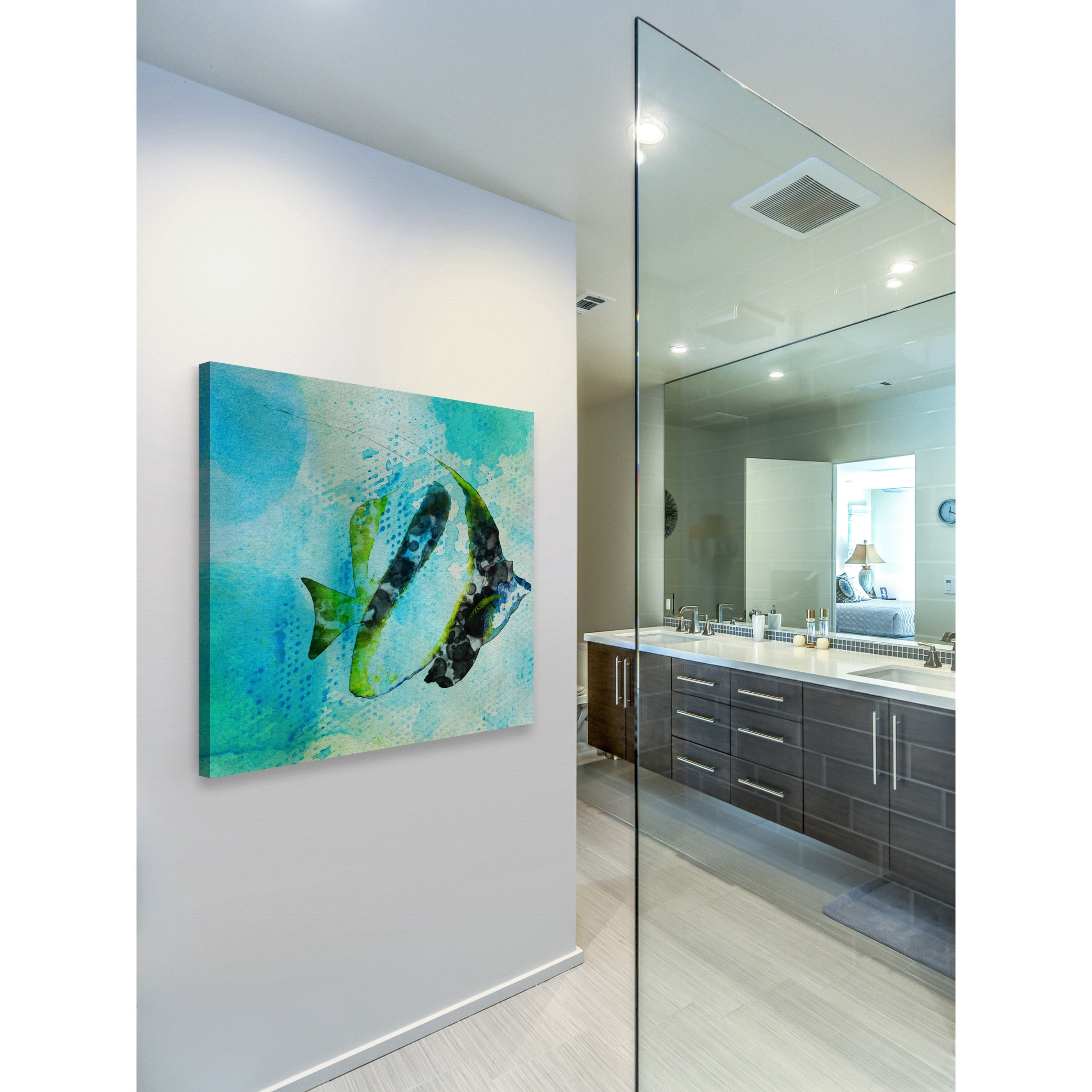 Moorish Idol Painting Print on Wrapped Canvas