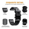 thumbnail image 5 of Pulsera de silicona deportiva de color sólido a prueba de sudor con ajuste cómodo y amplia compatibilidad compatible con Smartwatch, 5 of 5