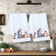 thumbnail image 5 of Toalla de cocina de poliéster con temática de Pascua | Trapo de cocina suave y absorbente | Toalla blanca para platos de 45 x 69 cm | Paño duradero, lavable y para secar a mano | Decoración navideña, 5 of 6