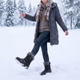 thumbnail image 3 of Ablanczoom Snow Boots Women Winter Shoes Warm Faux Fur Outdoors Ankle Booties, 3 of 8