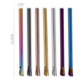 thumbnail image 4 of Stainless Steel Smoothie Straws Reusable Drinking Straw For Family Party Assorted Color Round Spoon 7Pcs, 4 of 4