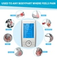 thumbnail image 3 of Estimulador muscular TENS EMS de doble canal Belifu con 24 modos para aliviar el dolor, masajeador electrónico de pulso con 10 almohadillas, bolsa de almacenamiento con cordón antipolvo y bridas., 3 of 5