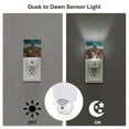 thumbnail image 3 of Cauagu Astronaut Flower Field Print LED Nightlight,0.5W Night Lights Plug into Wall 1 Pack with Dusk-to-Dawn Light Sensor Soft Glow Lamp for Bathroom Adult Hallway-EU, 3 of 7