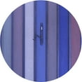thumbnail image 1 of Ahgly Company Machine Washable Indoor Round Transitional Light Slate Blue Area Rugs, 6' Round, 1 of 7