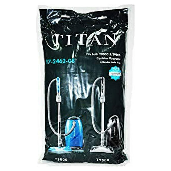 Replacement For Titan T9000 and T9500 Canister Hepa Vacuum Bags 6Pk # PAPERT9000-6